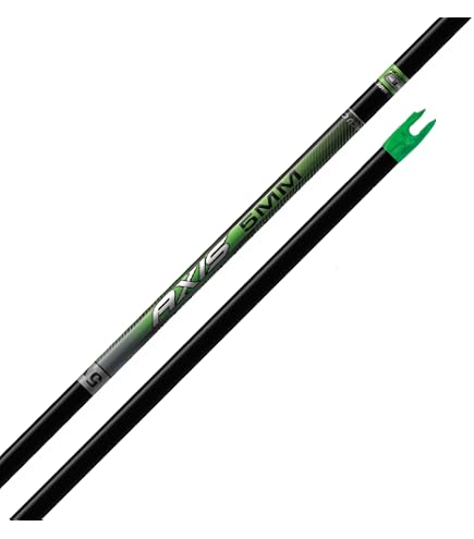 Amazon.com : Easton 5mm Axis SPT Half Dozen Fletched Arrows-340