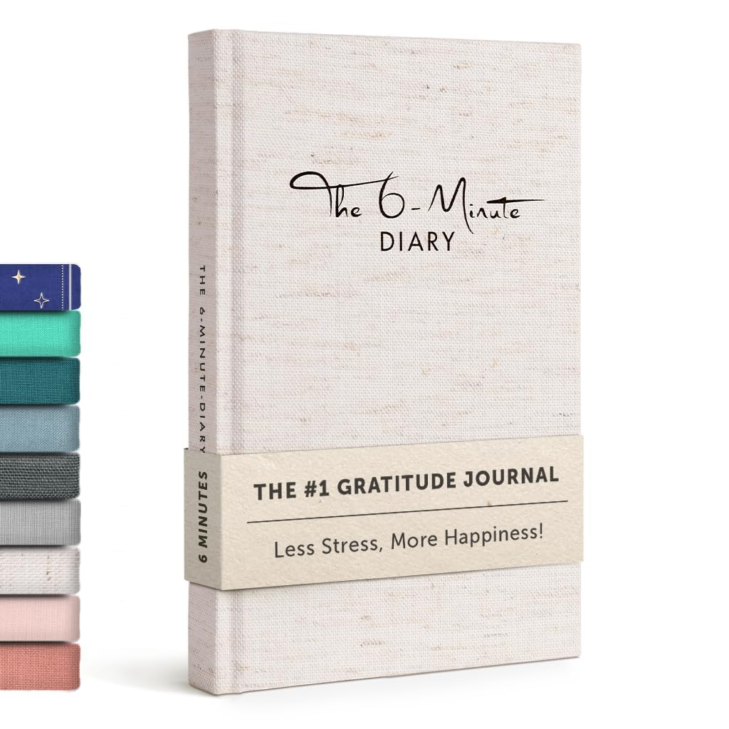 UrBestSelf 6-Minute Diary – 3-Million-User Gratitude Journal for Women with Prompts – Guided Self Care Book Based on Positive Psychology – Daily Manifestation