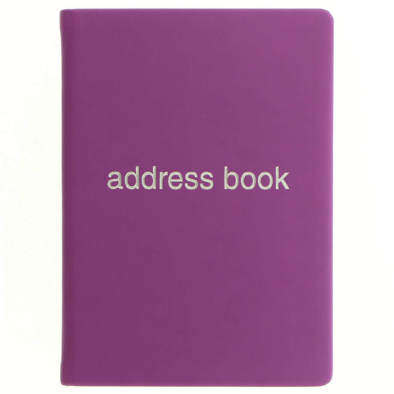 LETTS Dazzle A6 Address Book Purple