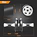 FREETOO Ab Roller Wheel(2 Rollers) for Abdominal Exercise with Kneen Pad,Fully Easy Assembled,Best Fitness Roller to Make Perfect Figure.