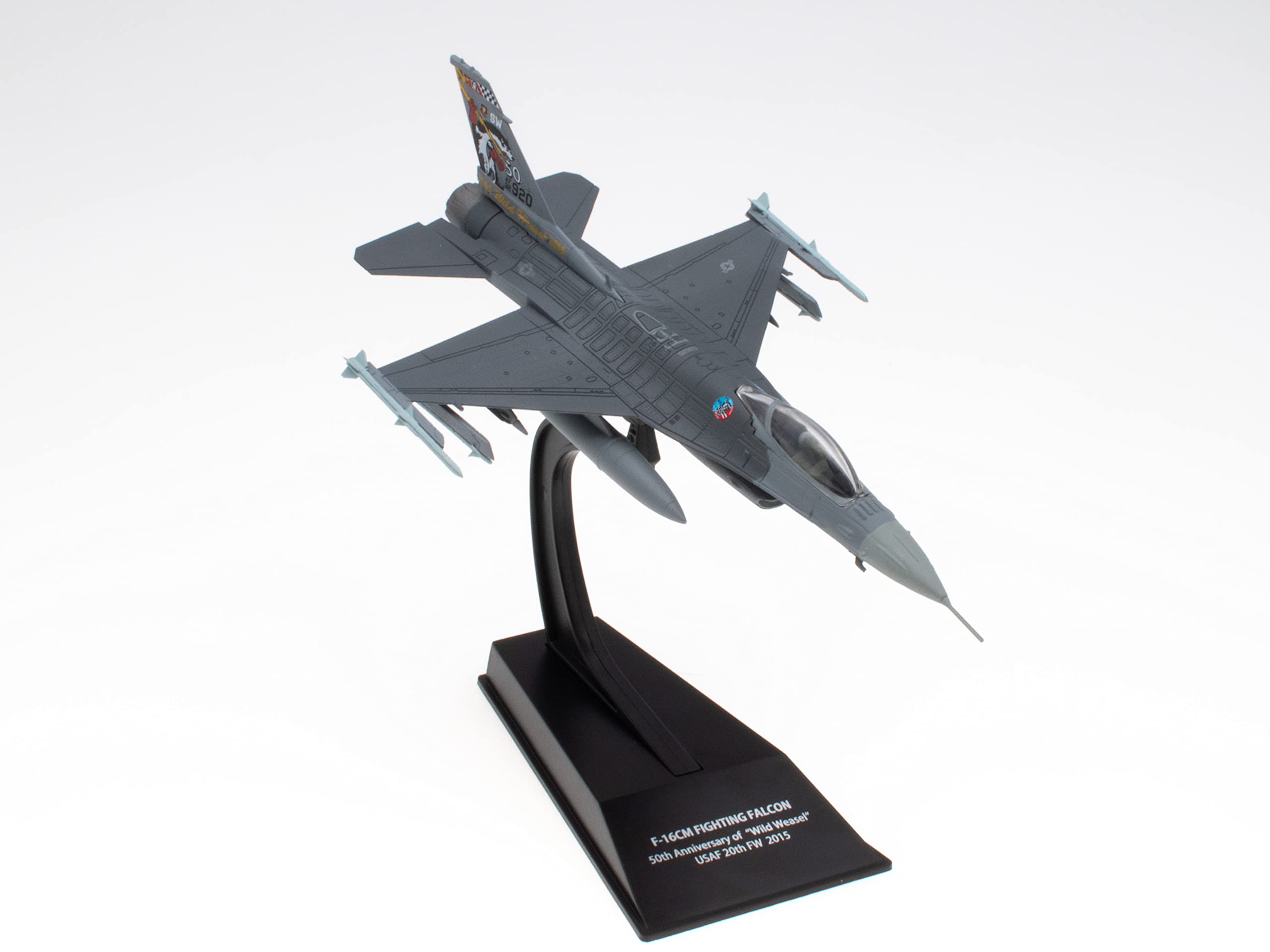 Photo 1 of - Military Fighter Aircraft 1/100 F-16CM Fighting Falcon / 50th Anniversary of Wild Weasel/USAF 20th FW 2015 - CP36