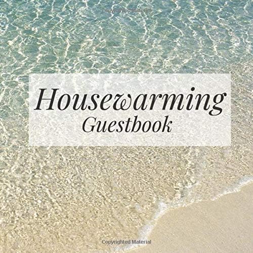 Download Housewarming Guestbook: Ocean Sand Ocean Beach Travel Paradise - Welcome to Our Home Guest Book for Vacation Holiday - First New House Visitor Blank ... Event Memories, Comments, Messages and Wishes PDF