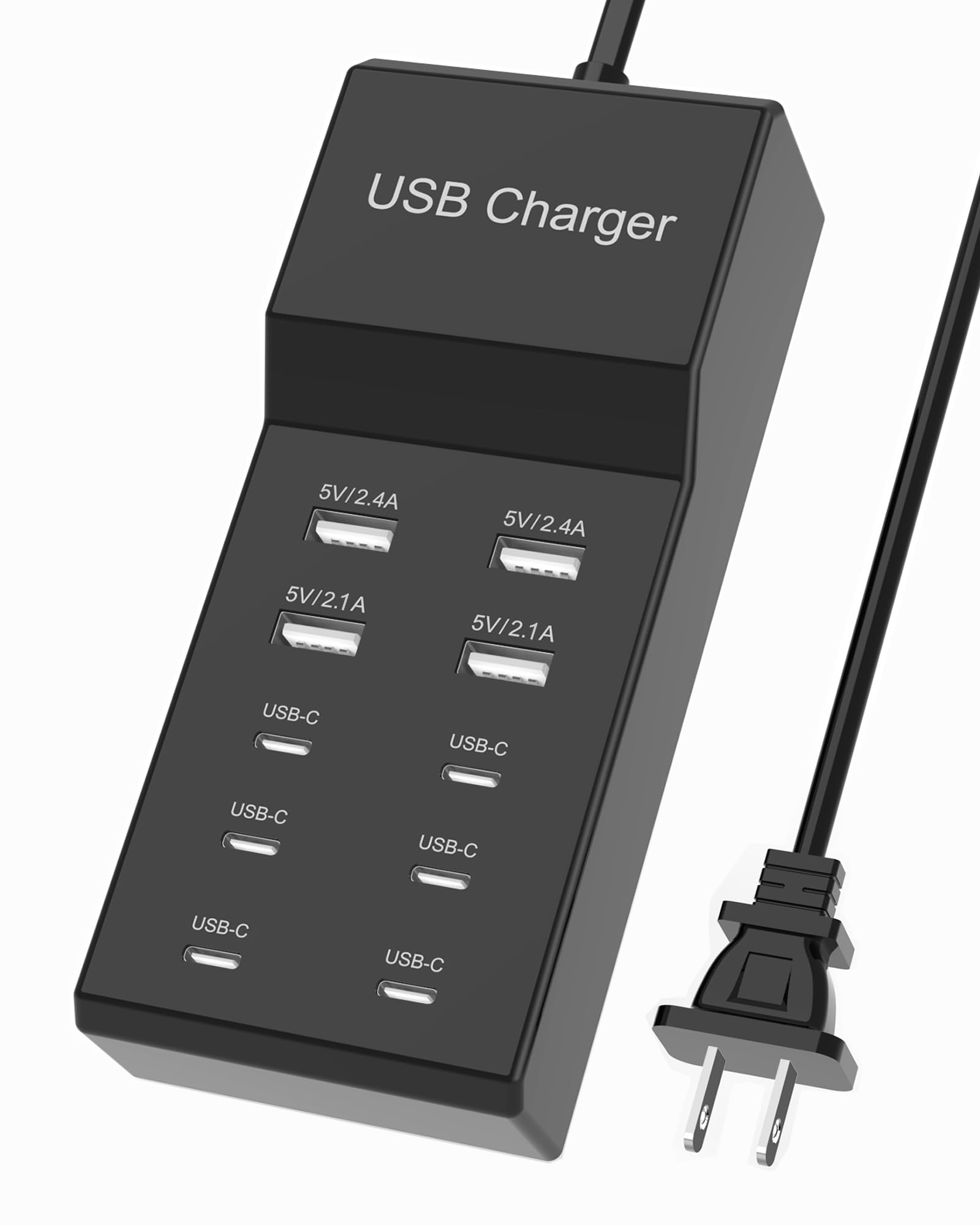 Photo 1 of ***(WHITE/ STOCK PHOTO FOR REFERENCE ONLY)***USB C Charger Block 10-Port USB-C Charging Station 6 USBC Ports & 4 USB-A Ports Total 50W USB Power Strip for Multi Devices for iPhone 16 17 15 14 13 12 Se, Galaxy, Pixel, Tablet, Camera, Headphones WHITE