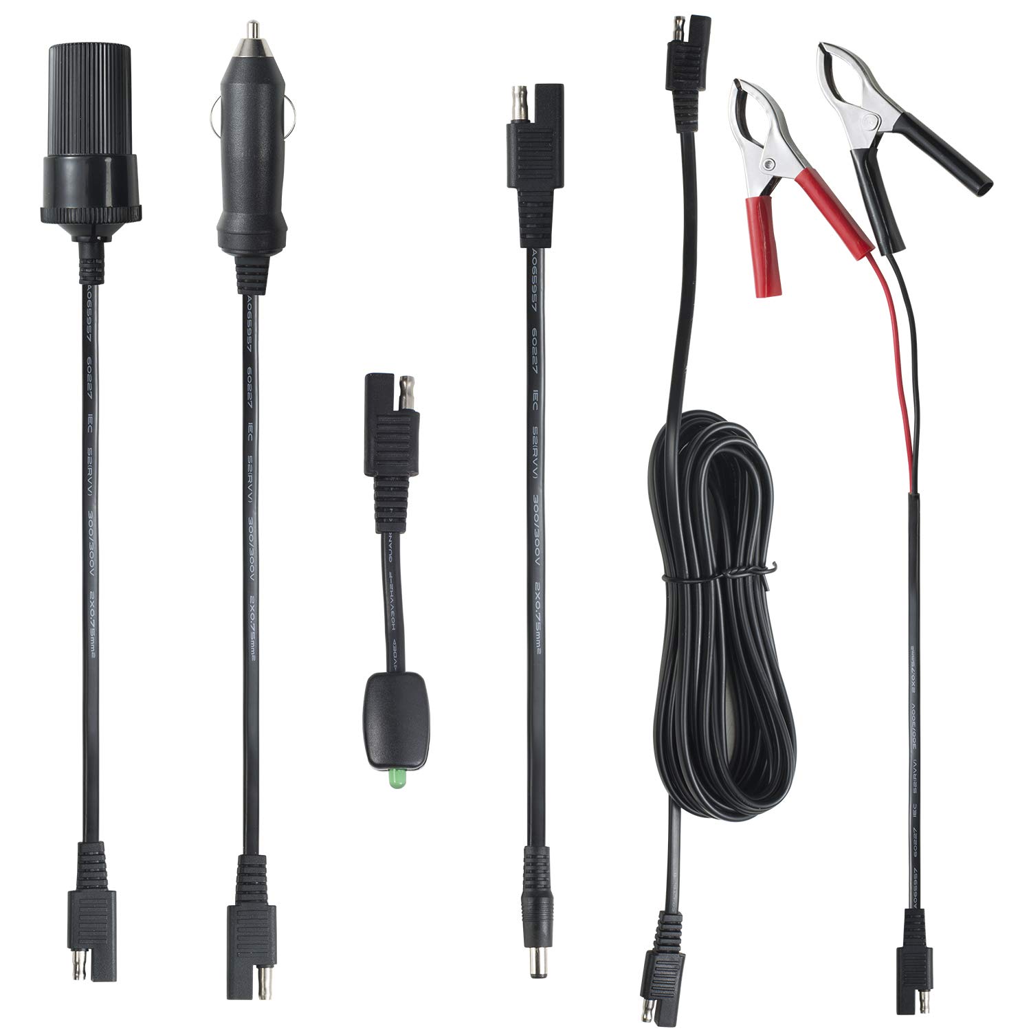 Extension Cable SAE Connectors 16ft For Quick Connect of 12Volt FREE