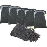 Aquapapa 6 lbs Carbon Charcoal Filter Media Pellets in 6 Mesh Bags for Aquarium Fish Tanks