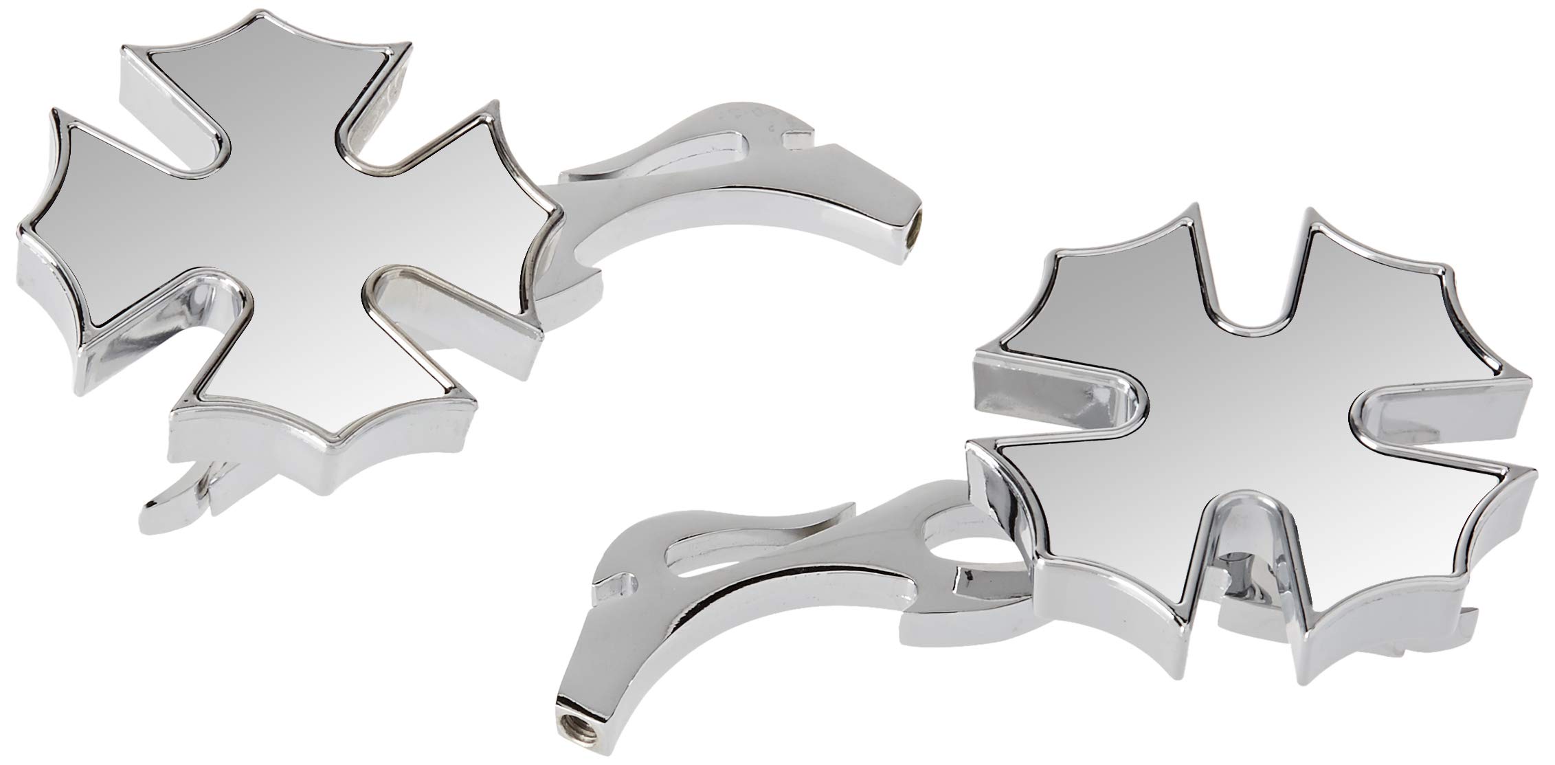 A-Pro Mirrors Rearview Custom Style Motorcycle Handlebar Chrome Motorbike