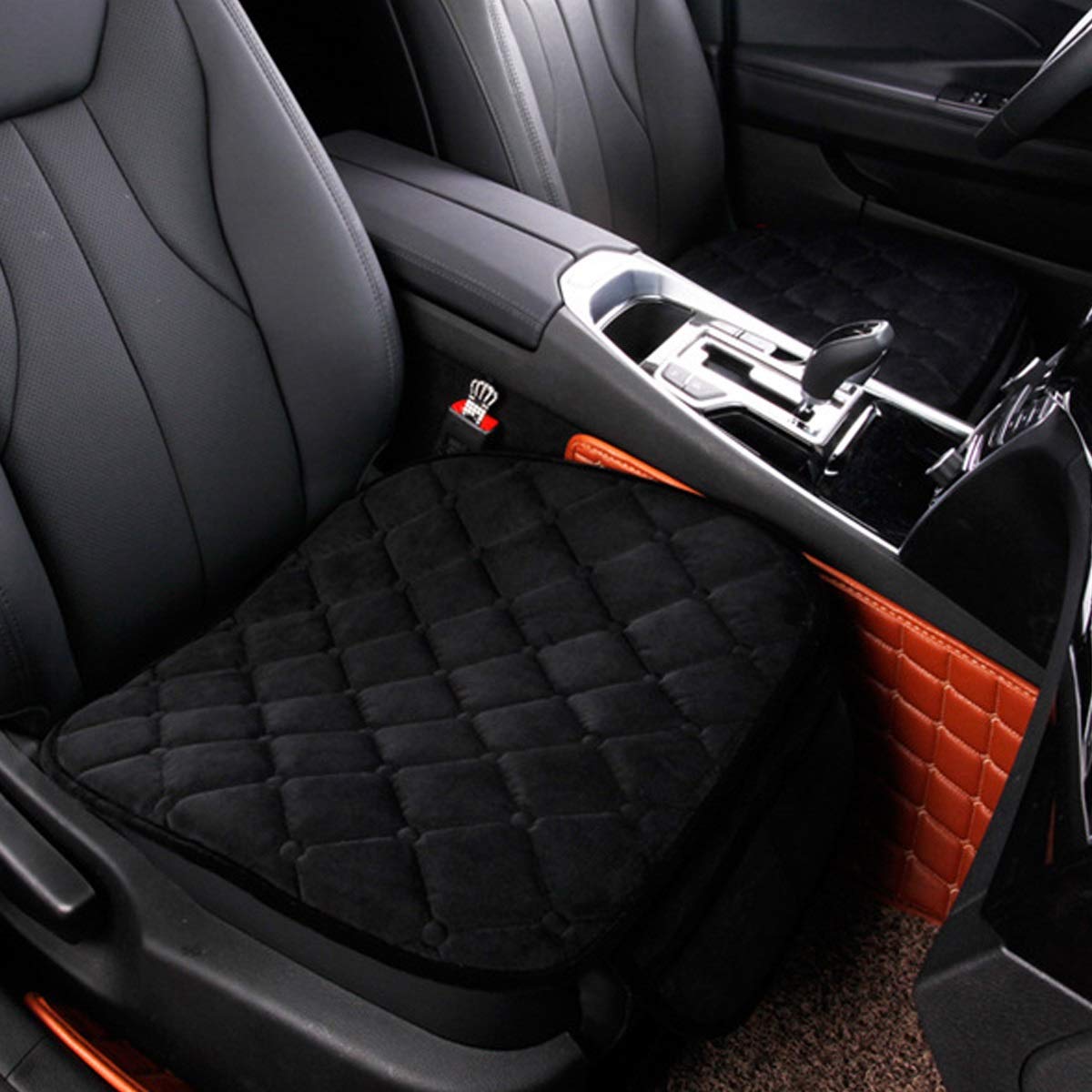 Color Beige DEALPEAK Anti Slip Car Seat Cushion Cover Pad Mat Lattice