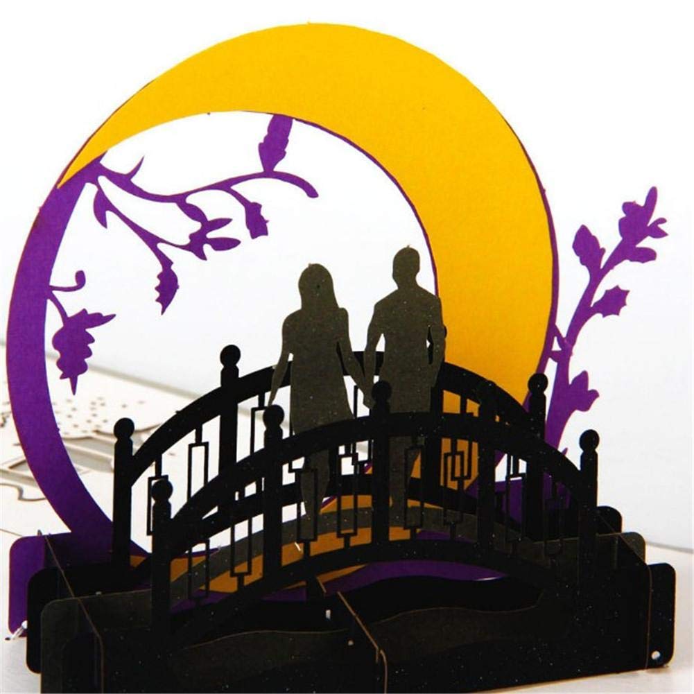 Carta Pop Up 3d Biglietto Dauguri Lei Marito Moglie Lettera Damore Romantico Saluto Anniversario Matrimonio Il Compleanno Colori Sbalorditivi Di Carta Blocchi E Quaderni Cancelleria E Prodotti Per Ufficio