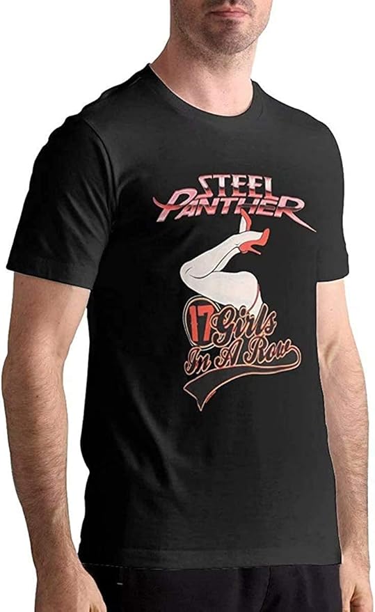 Steel Panther Shirt Men's Music Band t Shirts,Black,Medium Amazon.de