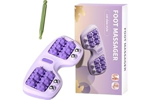 Foot Relief Roller, Portable Double Foot Massage Roller, Dual Foots Acupressure Tools for Relax from Plantar Fasciitis, for H