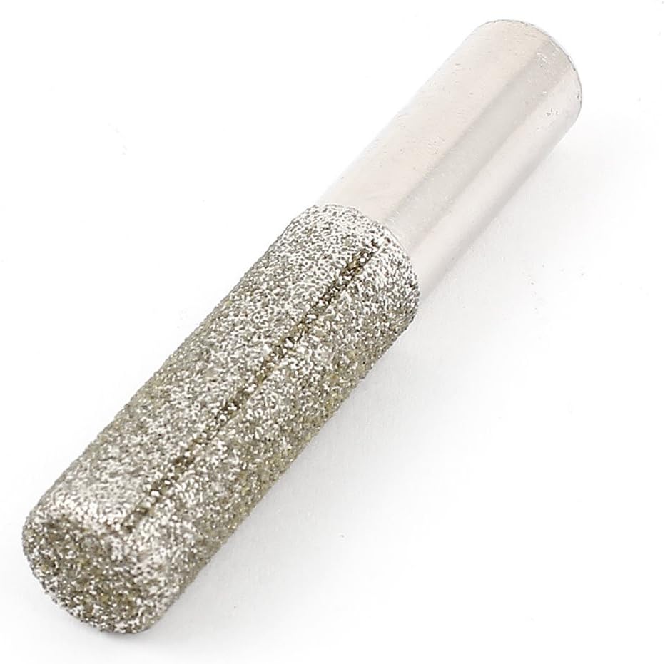 sourcing map Round Shank Diamond Profile Router Bit 46 Grit for Granite Stone, 1/2" x 1.575"