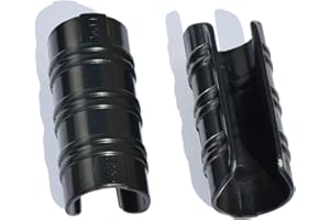 BenefitUSA Black Pipe Clamp for PVC Pipe Greenhouse Banner Frame Shelters 4 Sizes for Choice (3, 1-1/4 inch x 3-1/8 Wide)