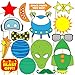 Blue Orchards Space Photo Props (32 Pieces) for Photo Booths, Kids Birthdays, School Parties, Science Fairs and More! Our Space Photo Booth Party Favors are Pre-Made (Not DIY) for Your Convenience!