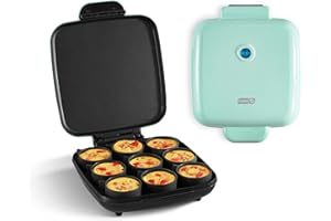 DASH Sous Vide Style Family Size Egg Bite Maker for Breakfast Bites, Sandwiches, Healthy Snacks or Desserts, Keto & Paleo Fri