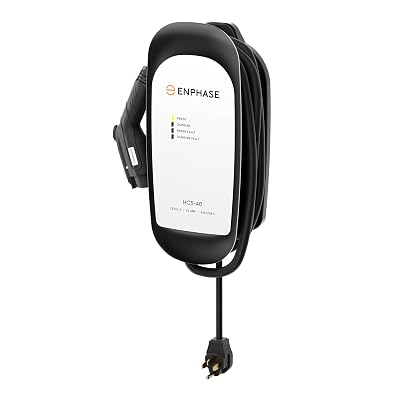 32 Amp Plug-in Level 2 EV Charger for Home, Enphase HCS-40 (Formerly ClipperCreek), NEMA 14-50, 5-Year Warranty, 25 ft Cable, J1772 Connector, up to 31 Miles of Range per Hour