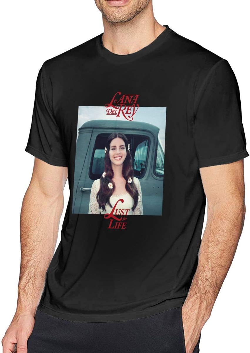 Lana Del Rey Lust for Life Mens T Shirt Stylish Short Sleeves Cotton Tops