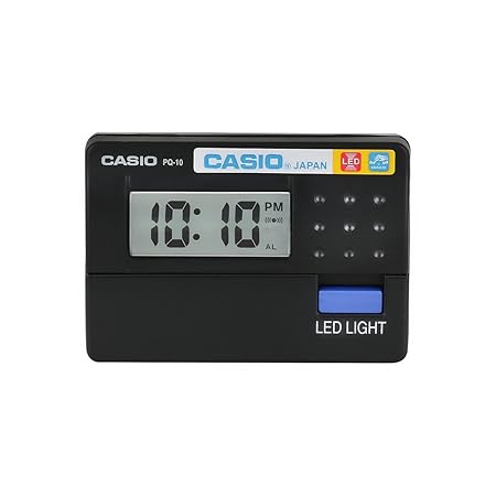 Casio PQ-10-1R (PL001) Digital Table Clock