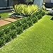 HOGADO Artificial Shrubs, 2pcs Silk Greenery Plants Tropical Leaves Wall Planter Office Veranda Pot Patio Kitchen Multi-Color