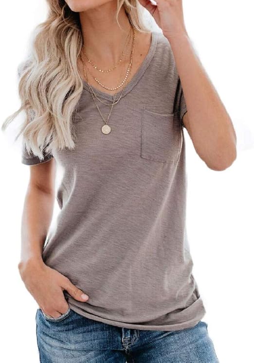 Amazon We Energy レディースベーシックラウンジ半袖vネックtシャツ レディース 通販