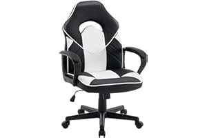 SNUGWAY Ergonomic Computer Gaming Chair Home Office Racing Executive Video Task Desk PU Leather for Adults Teens Kids Gamer