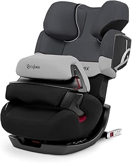CYBEX Silver 2-in-1 Kinder-Autositz Pallas 2-Fix, Für Autos mit und ohne ISOFIX, Gruppe 1/2/3 (9-36 kg), Ab ca. 9 Monate bis ca. 12 Jahre, Gray Rabbit