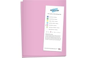 NANOLAP PSA Lapping Film, 2 Pc 3 Micron (8,000 Grit) Adhesive Polishing Paper, 8-1/2” x 11” Microfinishing Fine Sanding Paper, Sanding Film for Scary Sharp Sharpening System, Aluminum Oxide AO