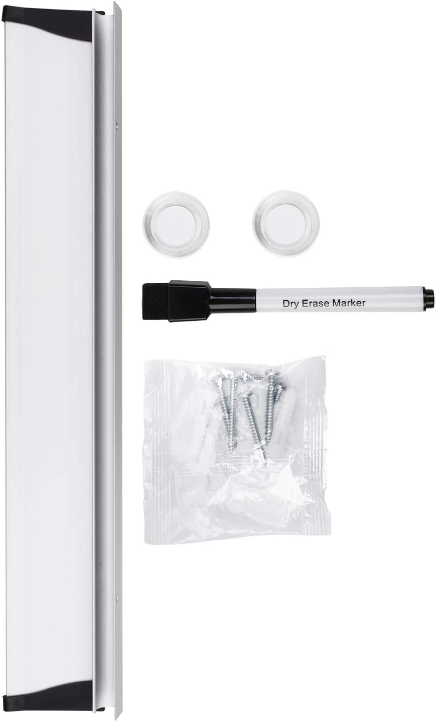 Basics Magnetic Framed Dry Erase White Board, 24 x 36 Inch : Office Products