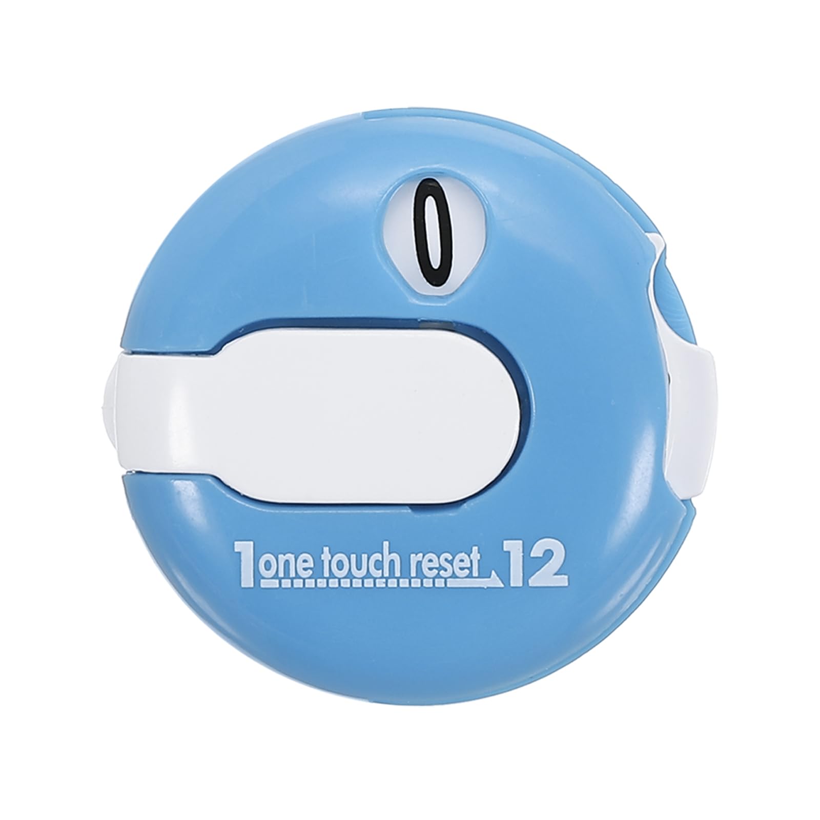 PATIKIL Golf Score Counter, Mini Golf Shot Stroke Attachment Counter Clicker Clip for Golfers Glove Bag Hat, Blue White