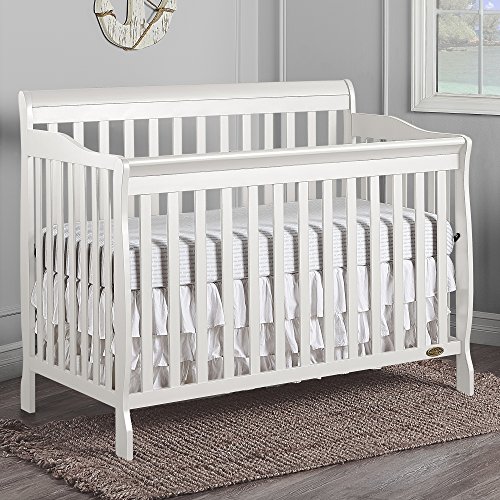 Dream On Me Ashton 5 in 1 Convertible Crib, White