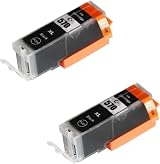 Printing Pleasure 2 Black PGI-570PGBK XL Ink Cartridges for Canon Pixma MG TS view 1