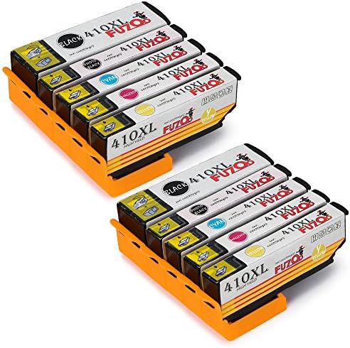 FUZOO 410XL Compatible Ink Cartridges replacement for 410 ink, 2 Set (2 Black 2 Photo Black 2 Cyan 2 Magenta 2 Yellow), for Expression Premium XP-830 XP-640 XP-630 XP-530 XP-635 Printer