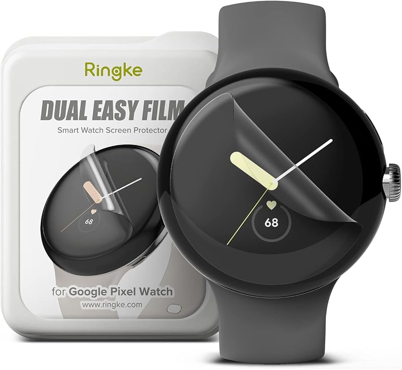 Ringke Dual Easy Film 3pk Screen Protector for Google Pixel Watch 2 / Pixel