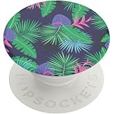 PopSockets Adhesive Phone Grip, Holder- Miami Nights | Secure Comfortable Hold, Anti-Drop, Kickstand, Plant, For iPhone/iPad/Kindle/Android