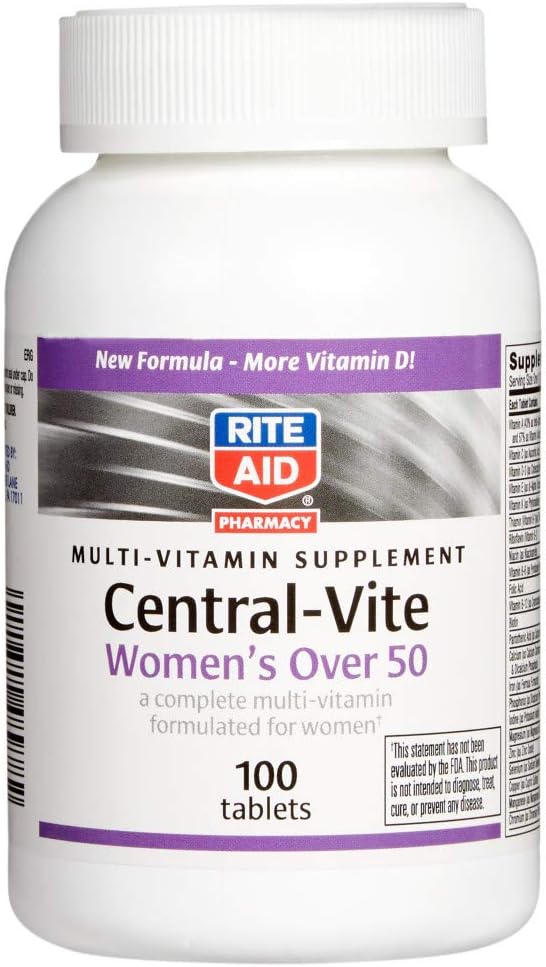 Rite Aid CentralVite Women's Multivitamins 50 Plus 100