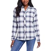 Green Stretch Flannel for Women by Weatherproof Vintage