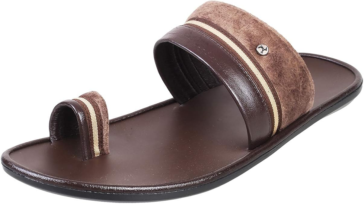 Amazon.com | Mochi Men Brown Synthetic Sandals 7-UK (16-500-12-41) | Sandals