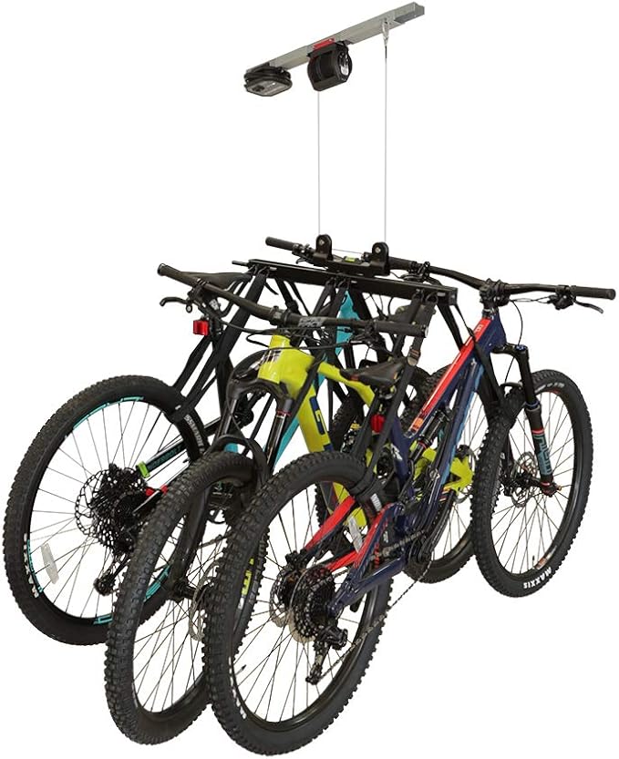 GARAGE SMART MultiBike Lifter, Motorized Bike Lift Lifts 1,2, or 3