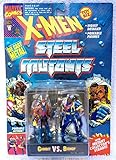 Gambit Vs. Bishop Die-cast Metal Action Figures - Marvel Comics X-Men Steel Mutants