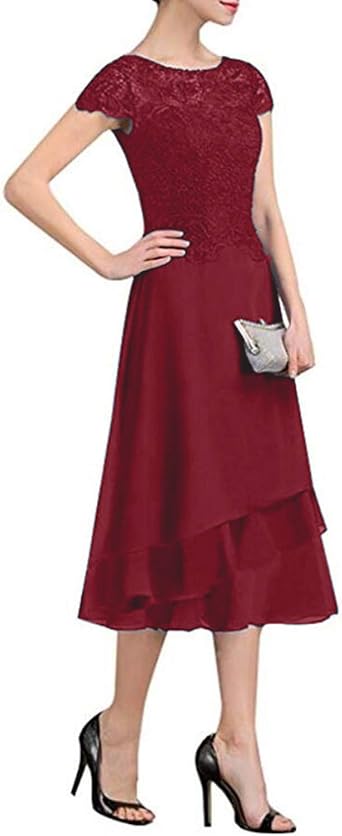 short burgundy mother of the bride dresses