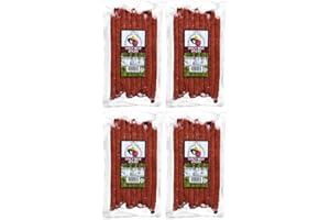 GARDNERS WISCONSIN CHEESE AND SAUSAGE Gardner's Wisconsin Cheese, Meat Sticks (1 Ounce Sticks, 8 Sticks Per Pack - 32 Total Sticks) - Spicy Beef Flavor, Low Carb Snack, Does Not Require Refrigeration