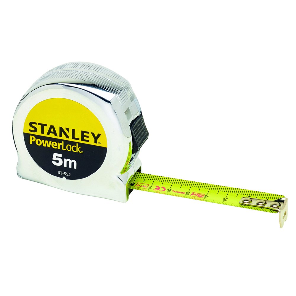 STANLEY 0-33-552 Powerlock Tape, 5m Metric Only