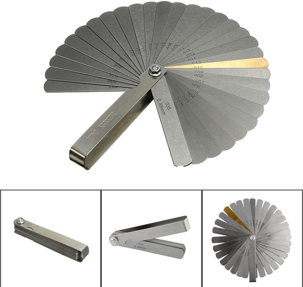 32 Blade Feeler Gauge Dual Reading Combination Feeler Gauge Metric