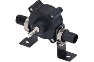 6.35mm Electric Centrifugal Water Pump Self Priming Micro Pump for Pipeline Transfer Compatible with Hand Drill Home Garden W