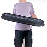 Wooden Dough Bowls Decorative，Rustic Bread Long Bowls Decor Wood Tray, Hand Carved for Table Centerpiece Decor, Home Decor (3