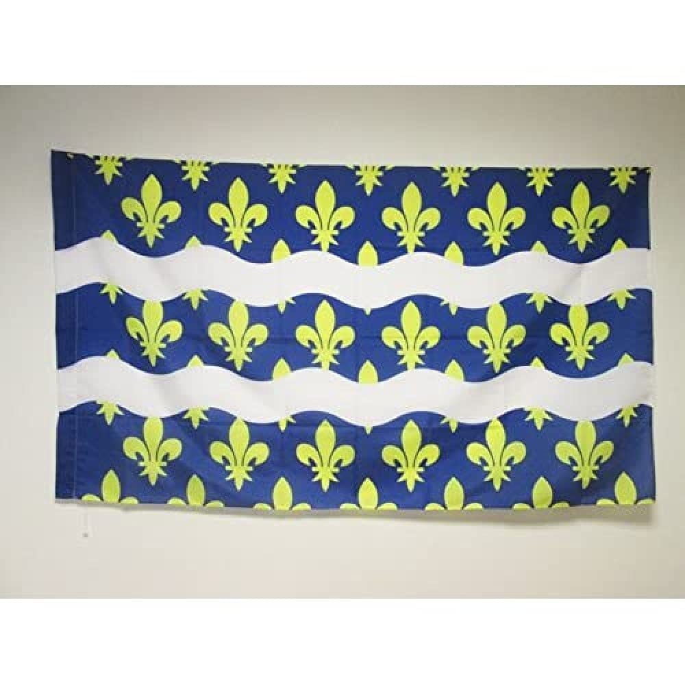 AZ FLAG - French Department of Seine-et-Marne Flag - 3x5 Ft - Department of France Banner with Sleeve - 100% Polyester - Fade Resistant - Vivid Colors - 3' x 5' Feet - 150x90 Cm