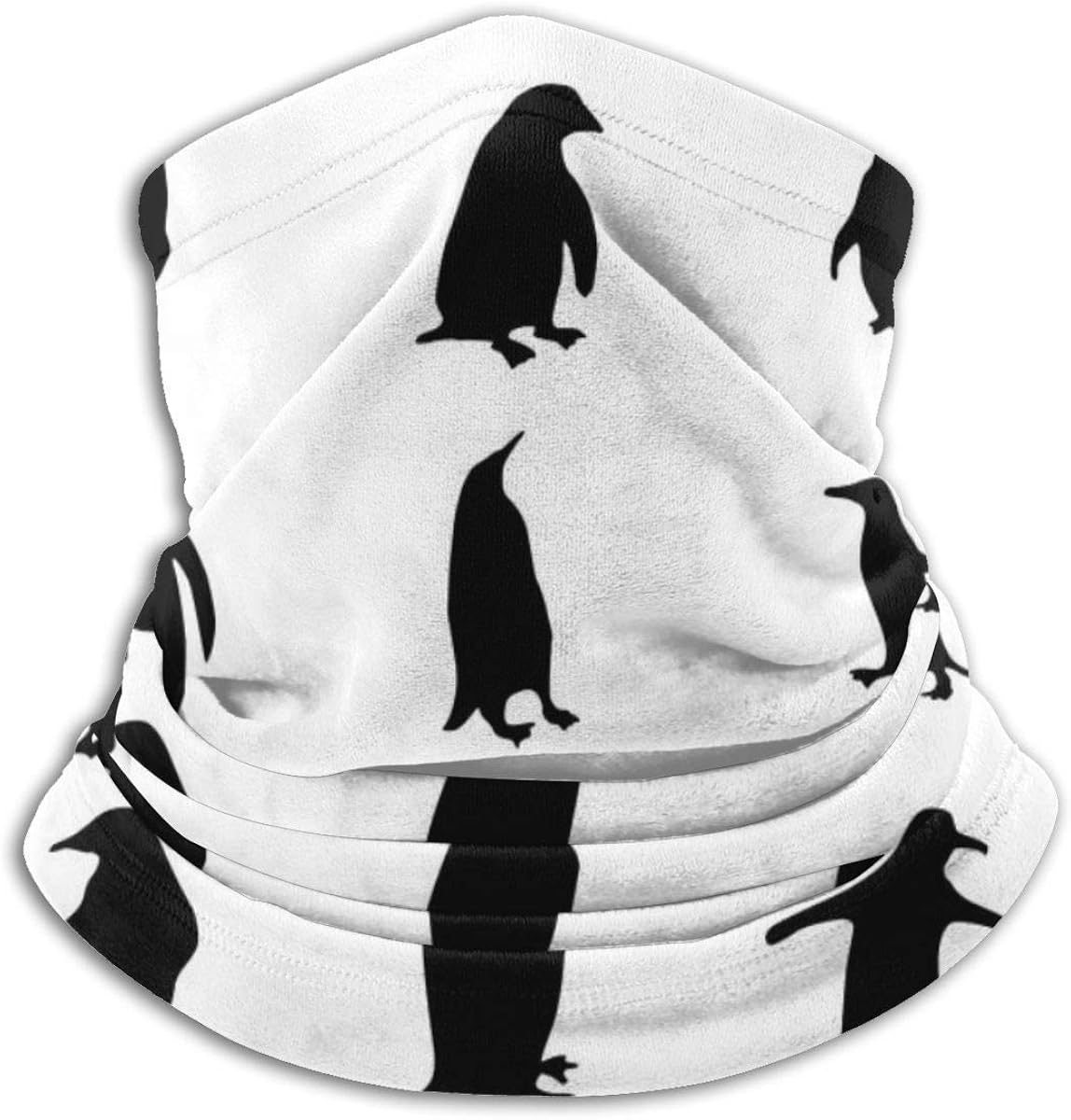 Penguin Black Set Neck Gaiter Face Mask Sports Bandana Balaclava