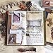 Refillable Handmade Traveler's Notebook, Leather Travel Journal Vintage Notebook with Ballpoint Pen for Men & Women, Perfect for Writing, Gifts, Travelers, Standard Size 8.5