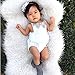One-piece Summer Sequins Cute Newborn Baby Girl Romper Jumpsuit Backless Bodysuit Outfits Sunsuit (3-6months, White)