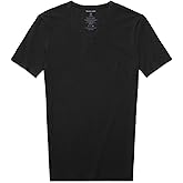 Tommy John Men's Supima Cool Cotton 2.0 High V Neck T-Shirt, Stay Tuck Design, Soft Stretch Fabric, Short Sleeve Comfort Fit