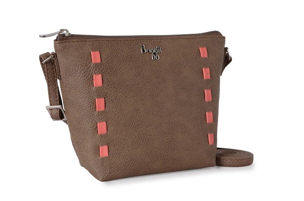 baggit women's sling bag (smoke) ()